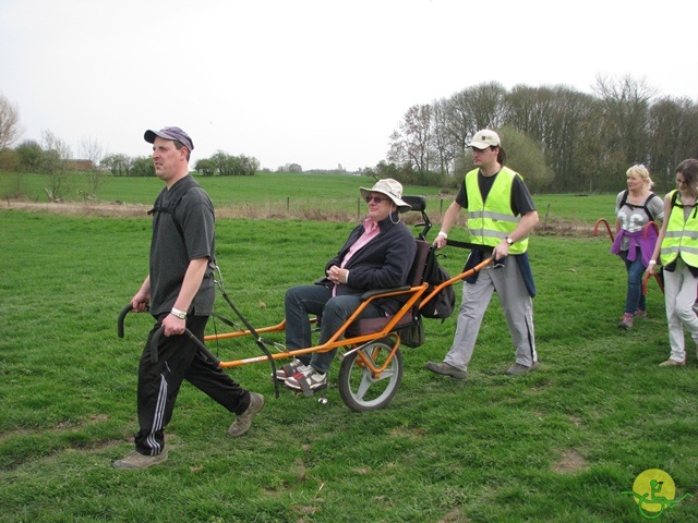 randonnée sportive avec joëlettes, Eghezée, 2014